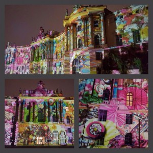 Visual Mapping - Die Humboldt-Universität in Berlin wird beim Festival of Lights 2016 schick in Szene gesetzt.