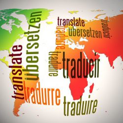 Illustrierter Globus - Übersetzungsagentur